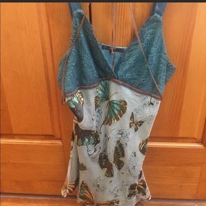 Silk camisole top,used,medium
